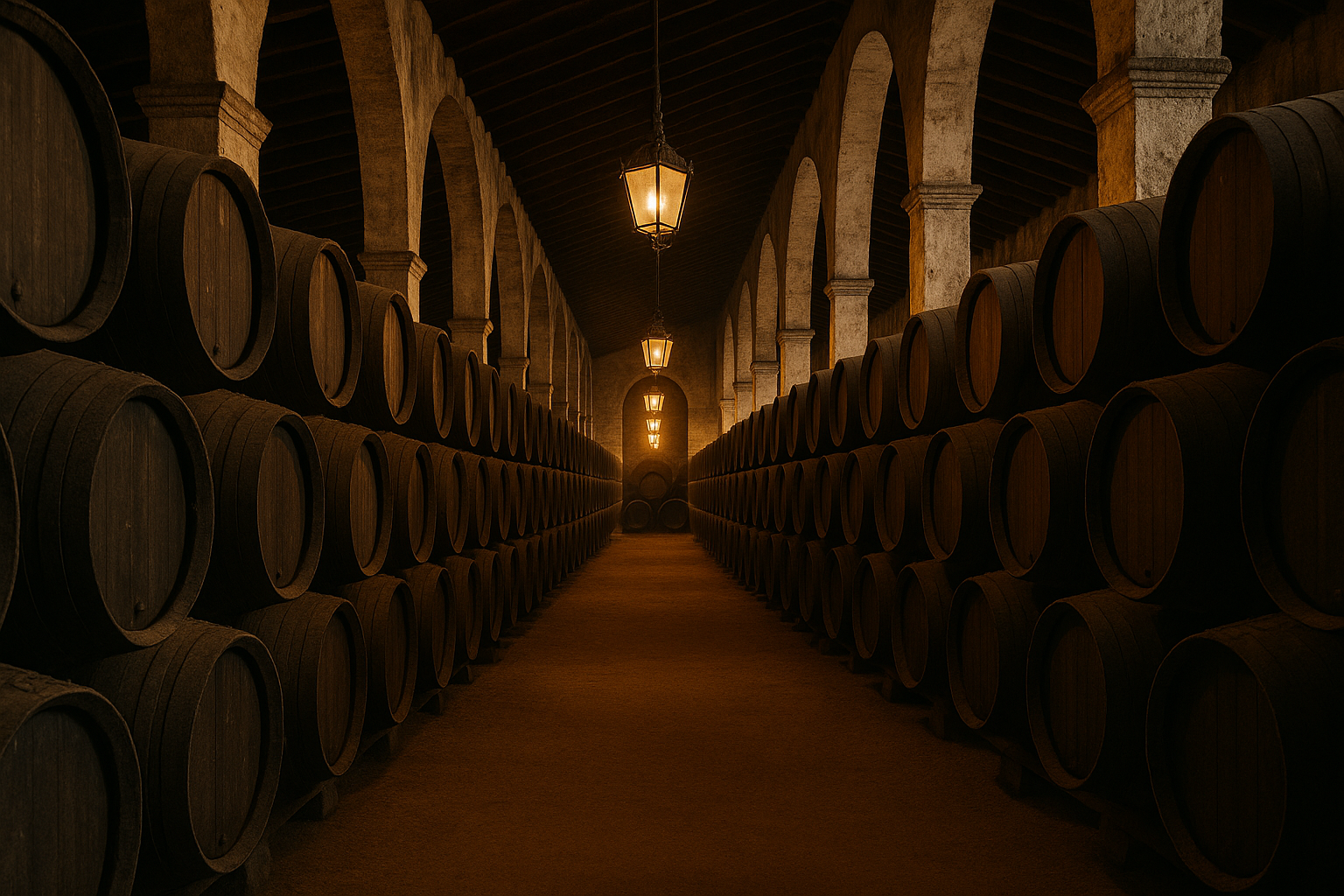 Sherry cellar in Jerez
